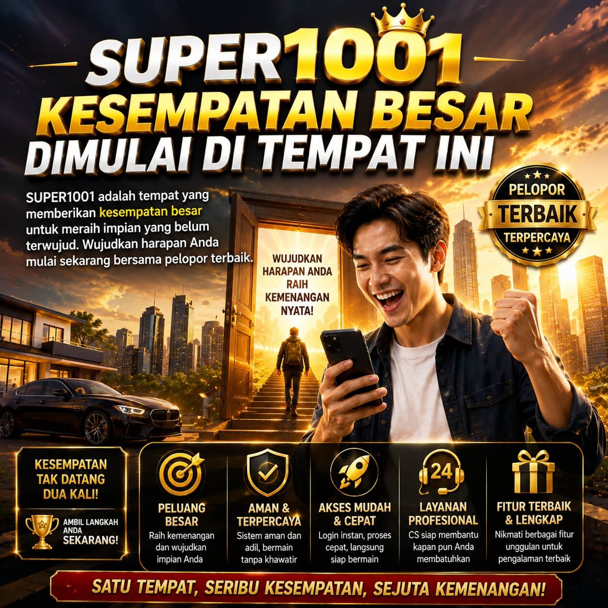 SUPER1001: Kesempatan Besar Dimulai di Tempat Ini